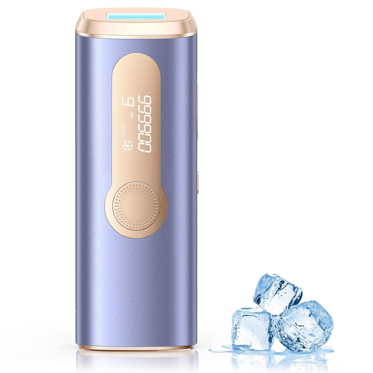 Depiladora Laser para Mujer y Hombre Indolora - Depiladora Luz Pulsada IPL - Maquina Laser Depilacion con Función Enfriamiento - 9 Niveles de Potencia y 999,900 Flashes