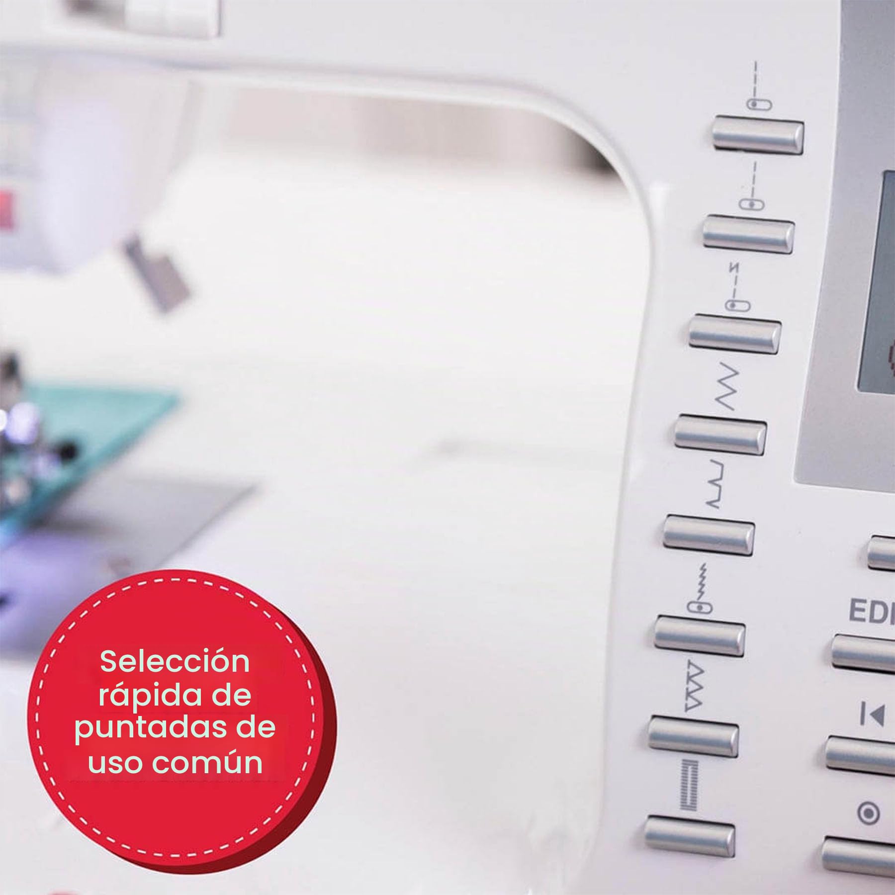 Singer Quantum Stylist 9960 Maquina De Coser Electronica – Enhebrador de Aguja Automático Incorporado, 100 Programas de Puntadas, 2 Luces Led, Maquina De Coser Profesional