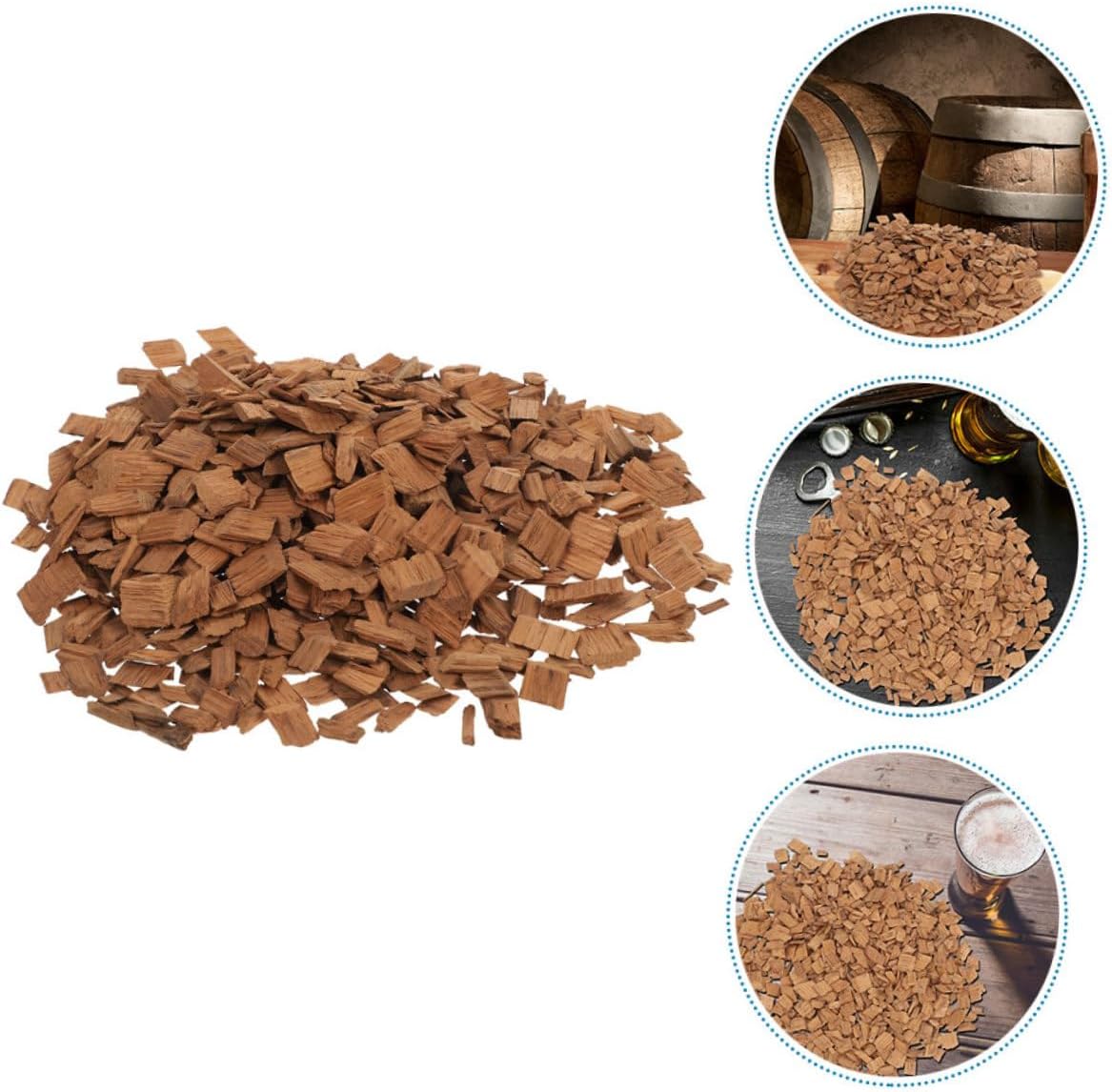 SECFOU 2packs Oak Chips for Wine Aging French Oak Diy Wine Brewing Flavor Enhancer for