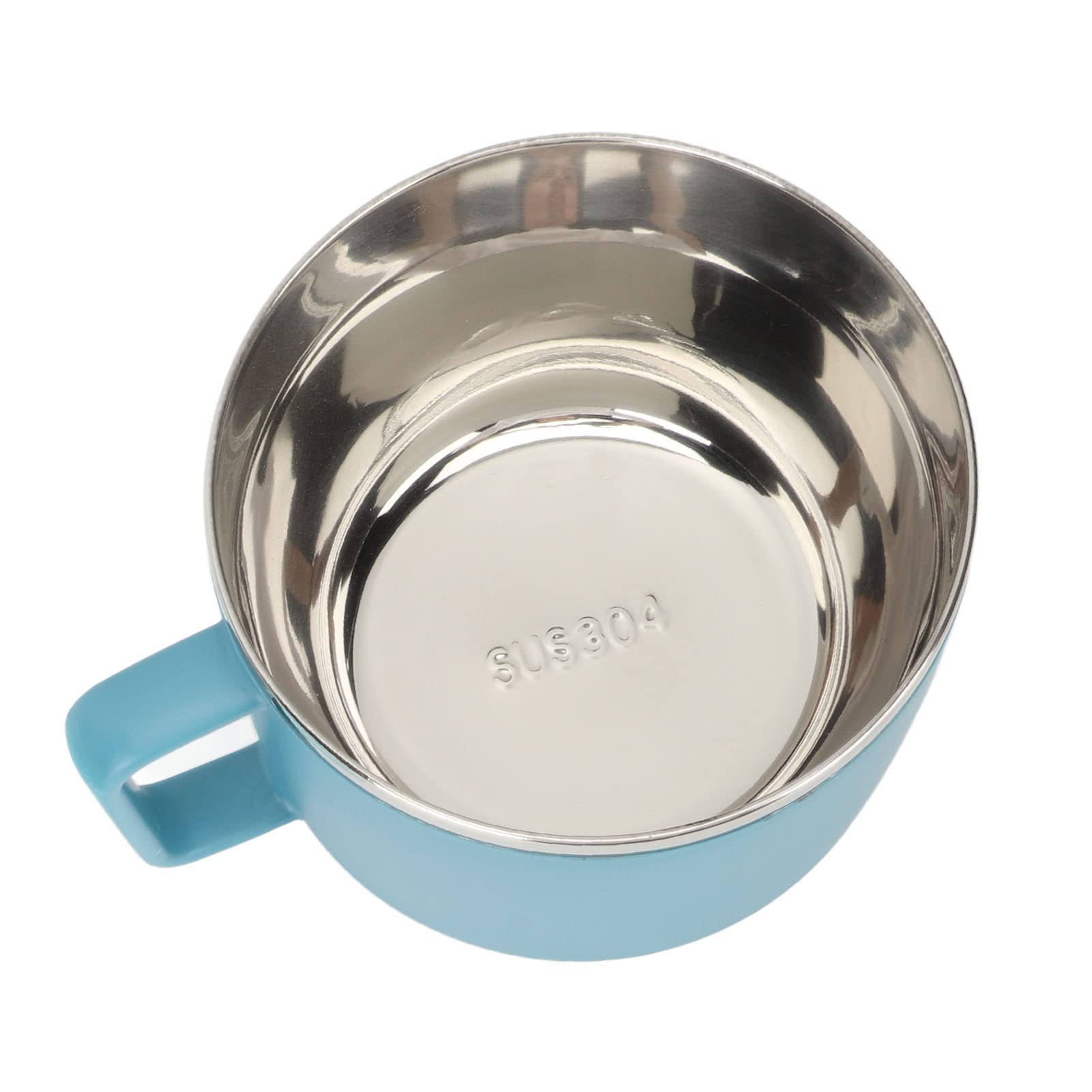 Kuchenka mikrofalowa Ramen Bowl zestaw, 1200ml ze stali nierdzewnej szybkie gotowanie makaron z pałeczkami i Spork Pokrywka Uchwyt Natychmiastowy makaron miska (niebieski)