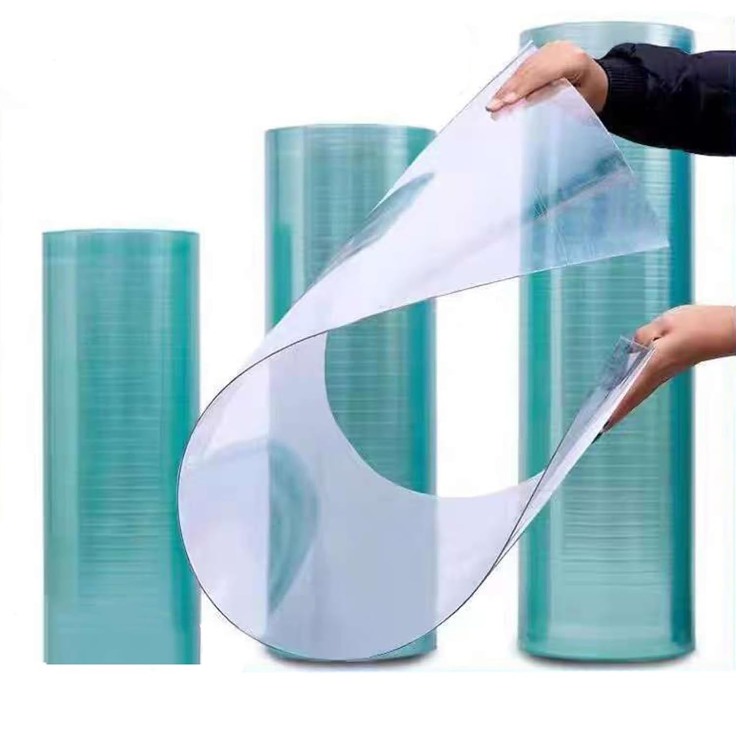Láminas de Plástico de Policarbonato Placas Impermeable,Recortables Planchas Transparentes Tejados,Panel Reemplazo para Techos Patio Aire Libre,Fácil de Doblar y Cortar (1.2x5m)