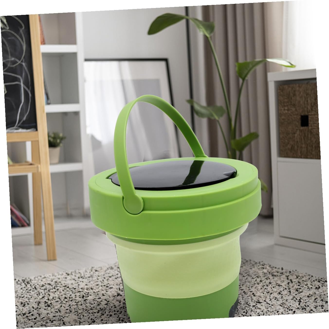 Portable Washer Foldable Small Washing Machine for Travel Camping Lightweight Mini Washer with High-speed Rotation for Shirts Dresses Skirts and Thin Clothes US Plug