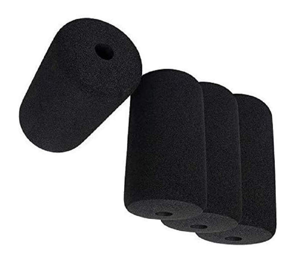 U ULITMATE Gym Machine Rubber Soft Foam Roller | Soft Foam Roller, Foam Roller for Gym Bench Sponge, Cushion for Gym Massage, Stretching, Fitness, Yoga & Pilates (Set of 4 Pieces) | Black (B07L3YSBXT) Amazon Price History, Amazon Price Tracker