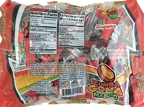 Zumba Pica Zumba Goma Mango Bolsa 20 unid miniatura 2