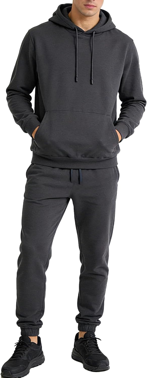 JIHUILAI Track Suits For Men 2 Piece Hoodies With Sweatpants Sets Casual Running Jogging Sport Suit Sets S-3XL