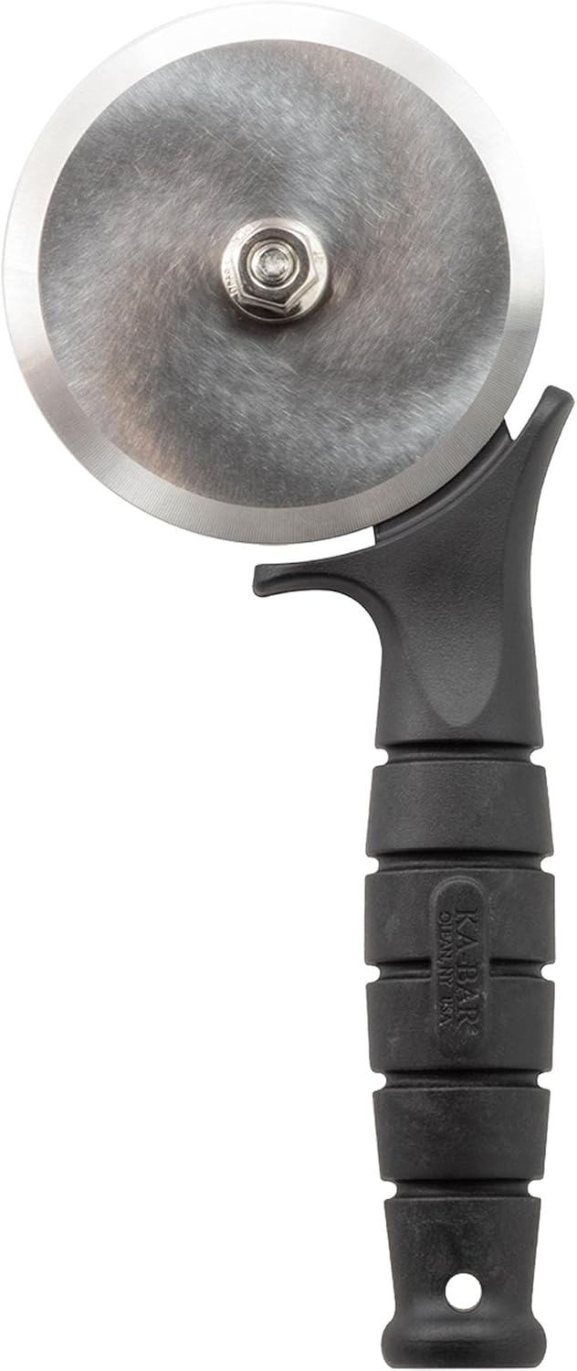 KA-BAR ZA-Saw Pizza Cutter, Black, 7.5 in