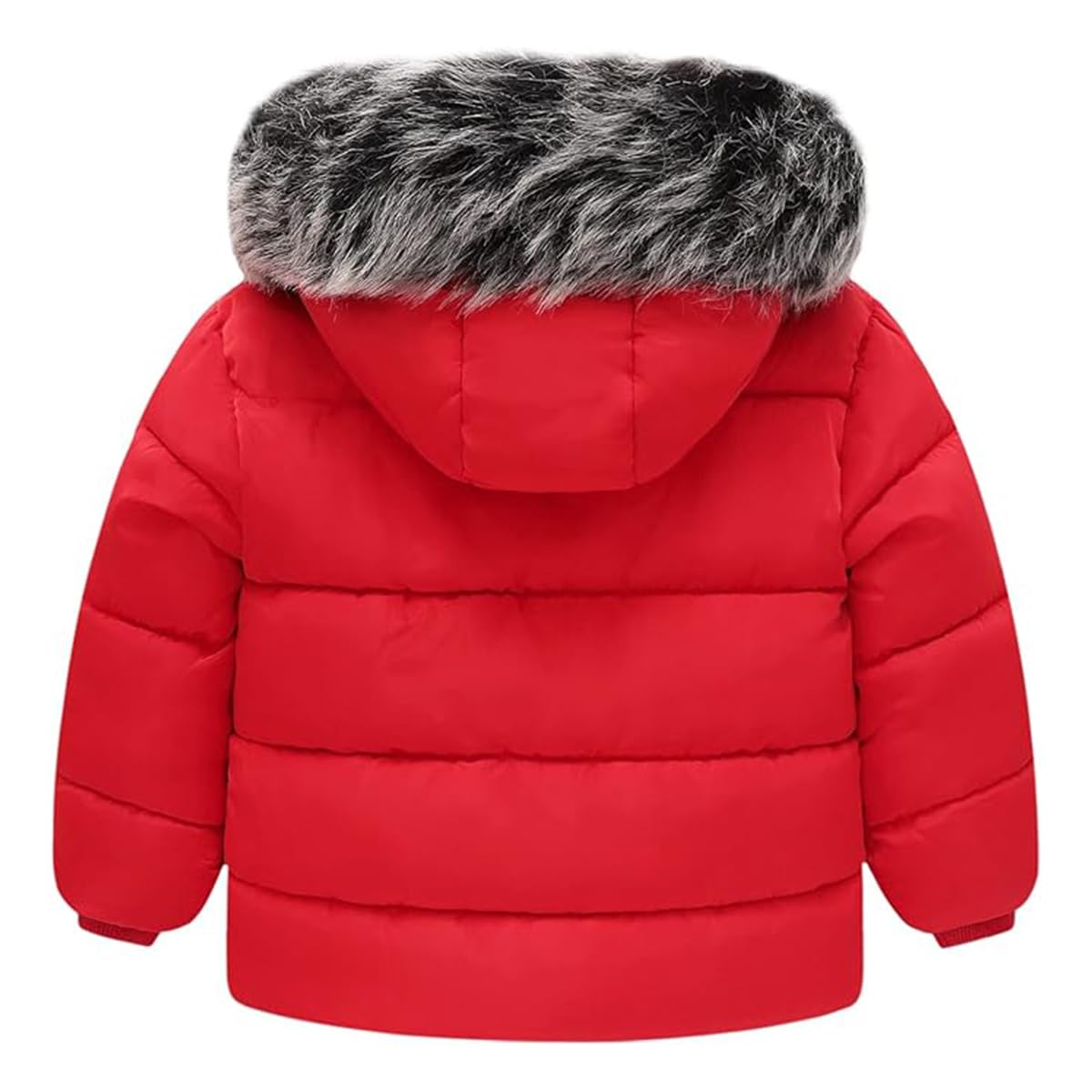 Cappotto Piumino con Cappuccio da Bambino Giacca Trapuntata Ragazzo Parka Zip Up Impermeabile Invernale 6 Mesi-6 Anni