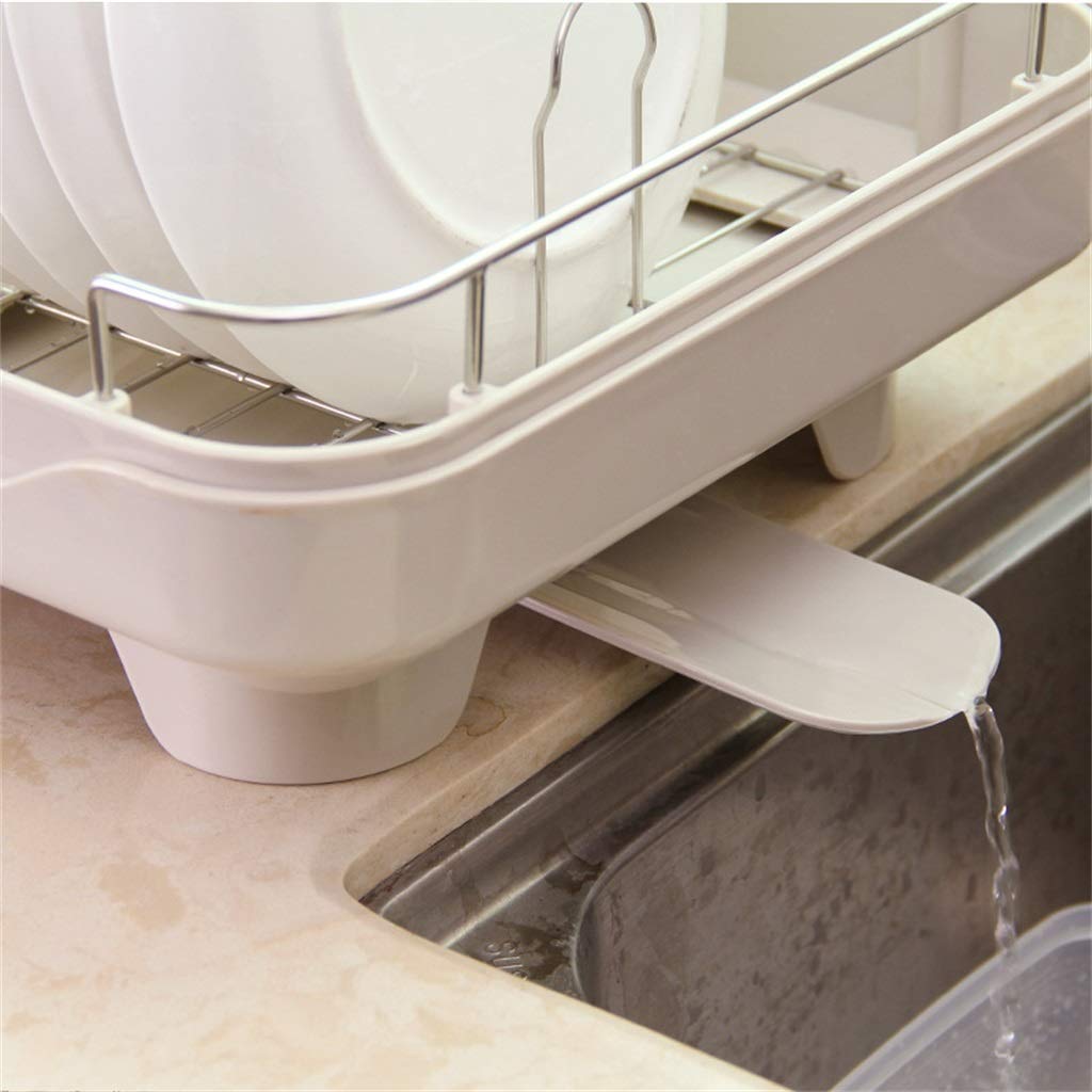 Tendedero para Cubiertos Escurridor de Utensilios de Cocina Rejilla de Acero Inoxidable Rejillas Dobles para vajilla Rejillas para Platos Rejilla para Guardar Cubiertos Rejilla para Platos R