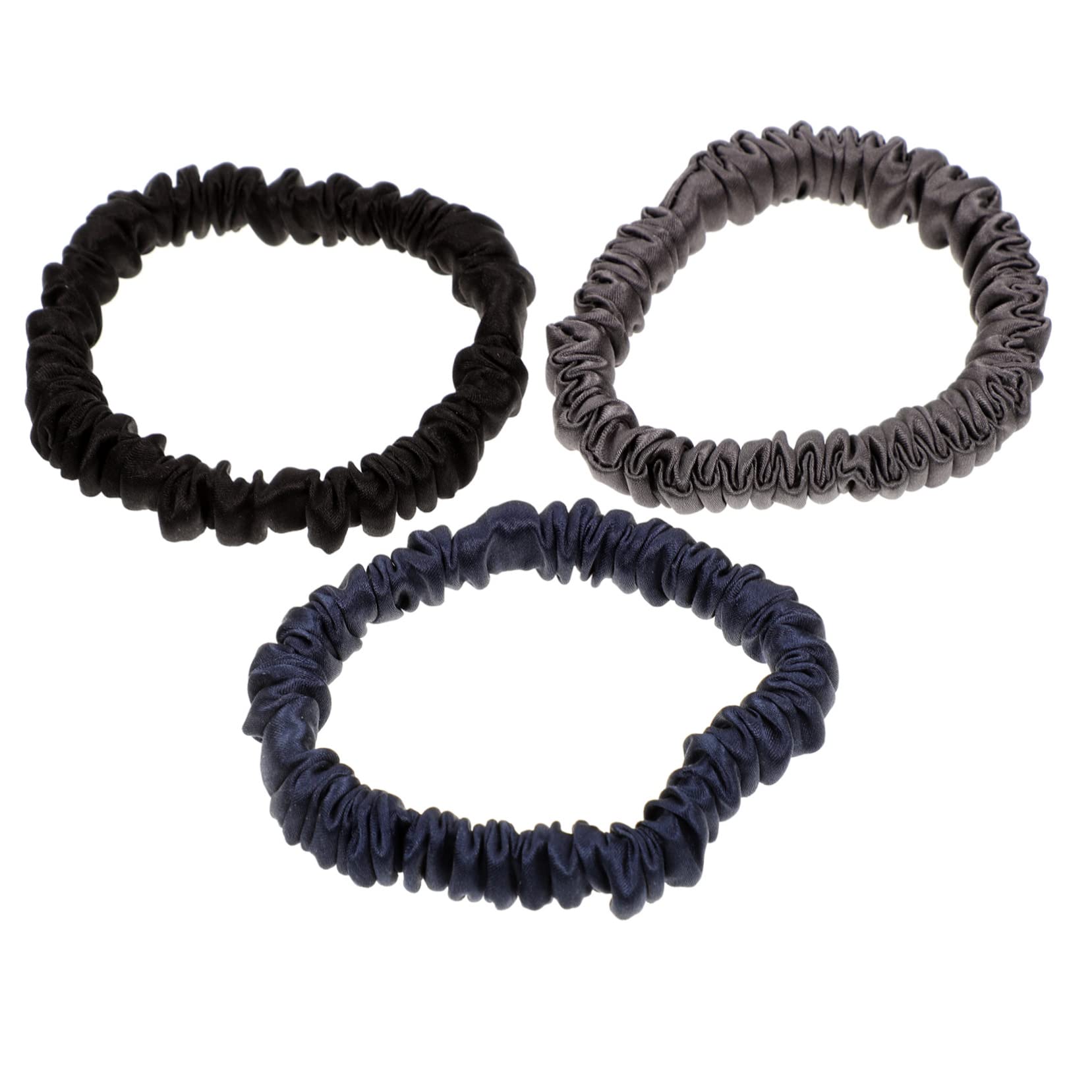 minkissy 9 elastici per capelli da donna, nastri per capelli da donna, elastici per capelli, elastici per capelli, elastici per capelli, elastici per capelli, elastici per capelli, in raso morbido,