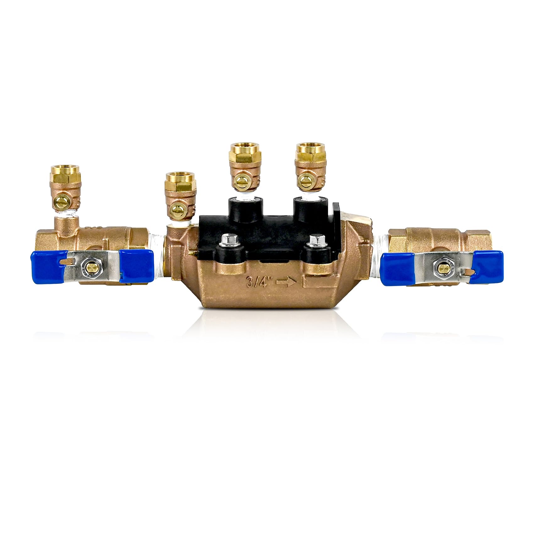 Photo 1 of Euluese 34-350 3/4" 350 Double Check Backflow Preventer, Back Flow Valve, Double Check Valve Assembly, Prevent Backpressure and Backsiphonage