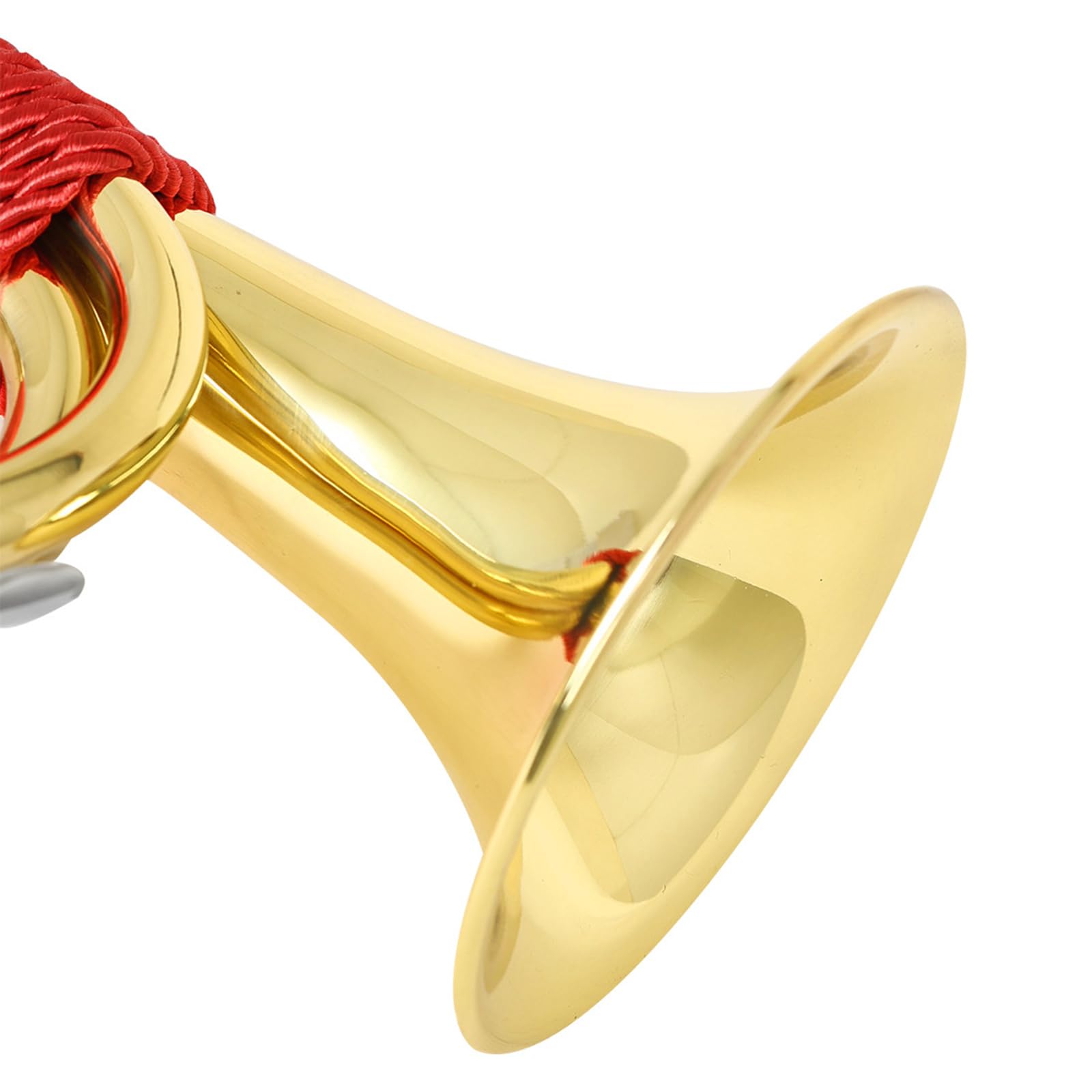 Messing Kavallerie Bugle Orchester Instrument Vergoldet Anfänger Freundlicher Signalhorn für Ehrenwachen Festivals Messing Blasinstrument für Anfänger