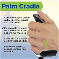 Vista 6 de York Nordic Motivator - Bastones de caminata para equilibrio y rehabilitación - Agarres de estabilidad patentados - Ligeros, ajustables y plegables