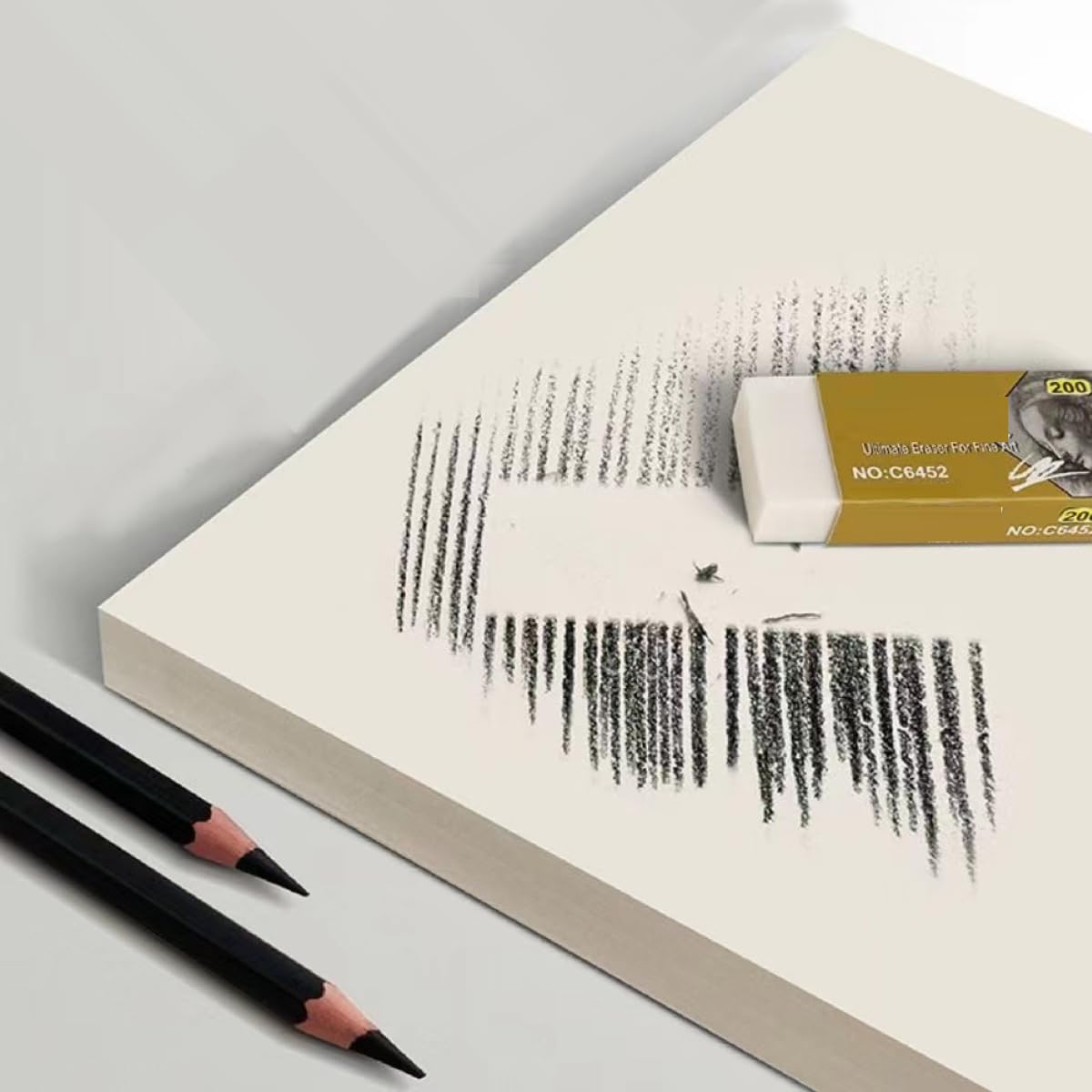 FOLANDO 20 Sheets A4 Sketch Paper 160gsm Thick Drawing Paper Loose Art Paper Gouache Paper Watercolor Paper A4 White Drawing Sketch Paper Rough Texture（Light Beige）