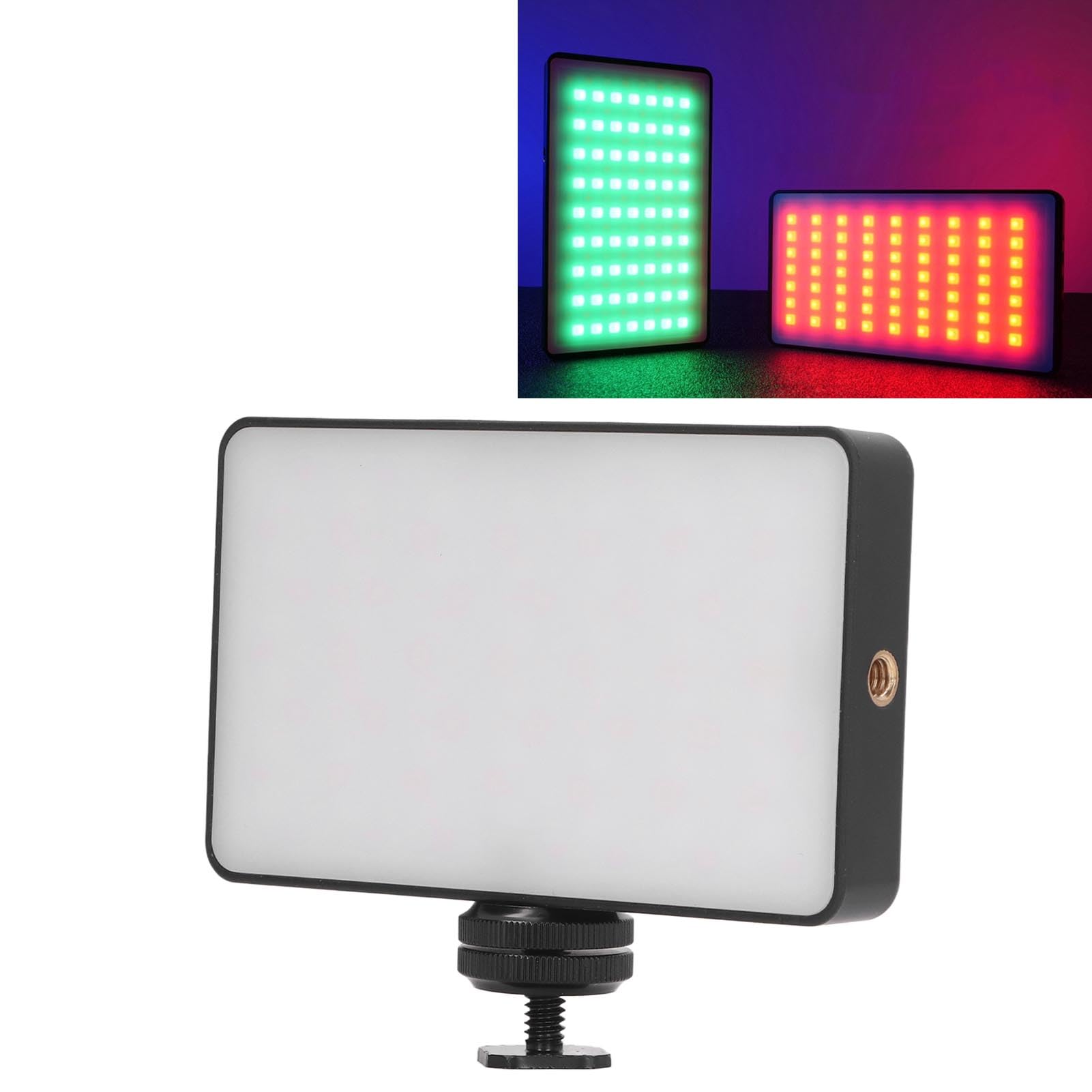 Luci Video LED RGB Illuminazione Fotografica Portatile a Colori 2500K-9000K Dimmerabile, CCT Regolabile, per Ritratti Fotografici in Streaming Live