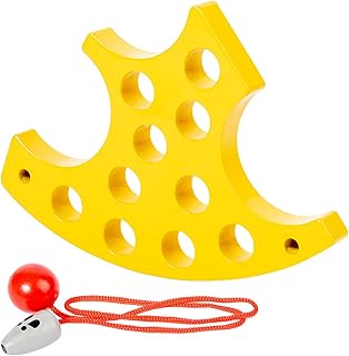 Wooden Threading Toys Montessori Materials Kids Cheese Fruit Lacing Game Early Educational Toy for Children Baby Gift Wooden Threading Toys for Toddlers