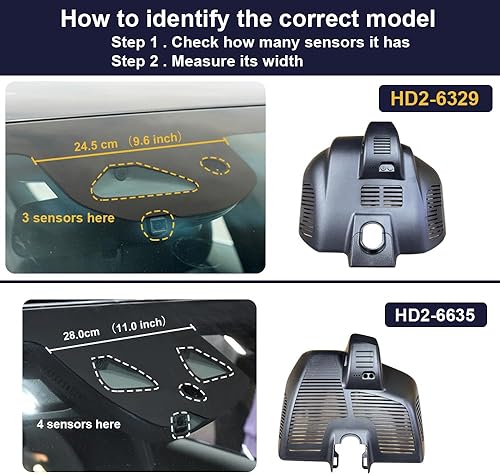 Miniatura 6 de Fitcamx Cámara de tablero 4K adecuada para Mercedes-Benz Clase C 2022 2023 2024 C300 C43 C63 W206 (HD2-6635), aspecto OEM, video UHD 2160P, WiFi y