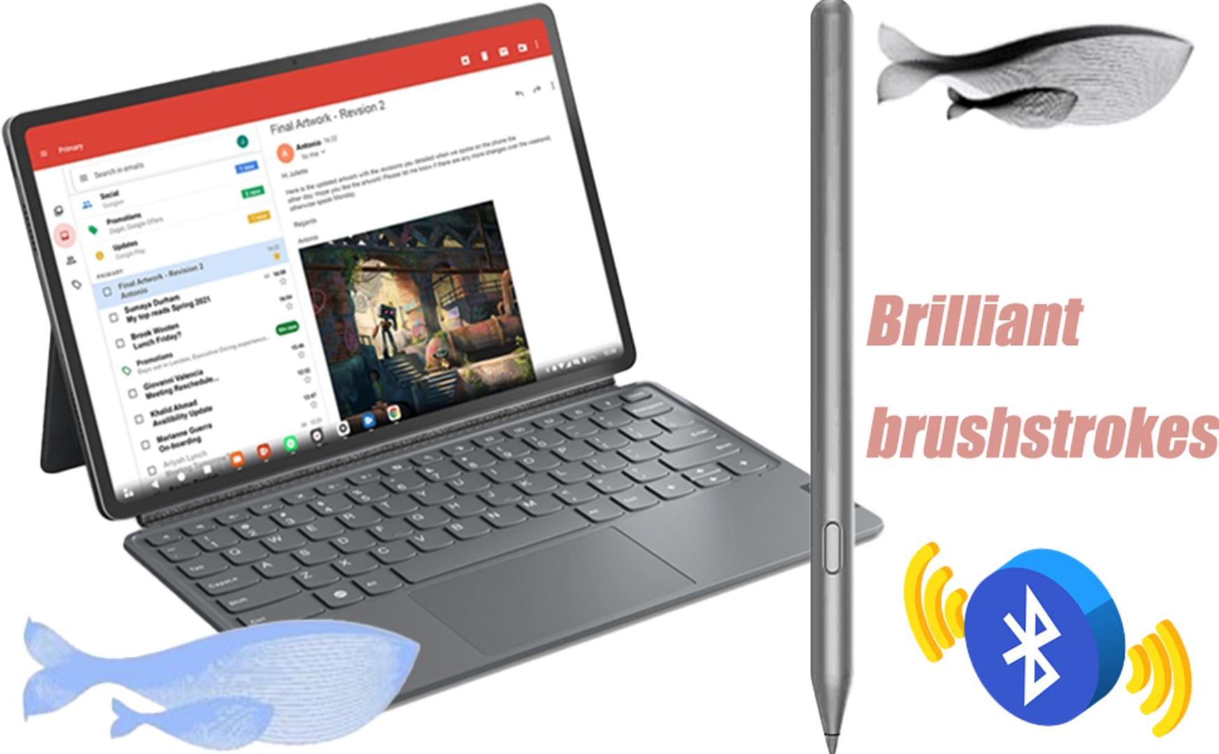 液タブ・ペンタブ Lenovo Tab pen plus & Keyboard pack 液タブ・ペンタブ Lenovo Tab pen plus & Keyboard pack Amazon.com