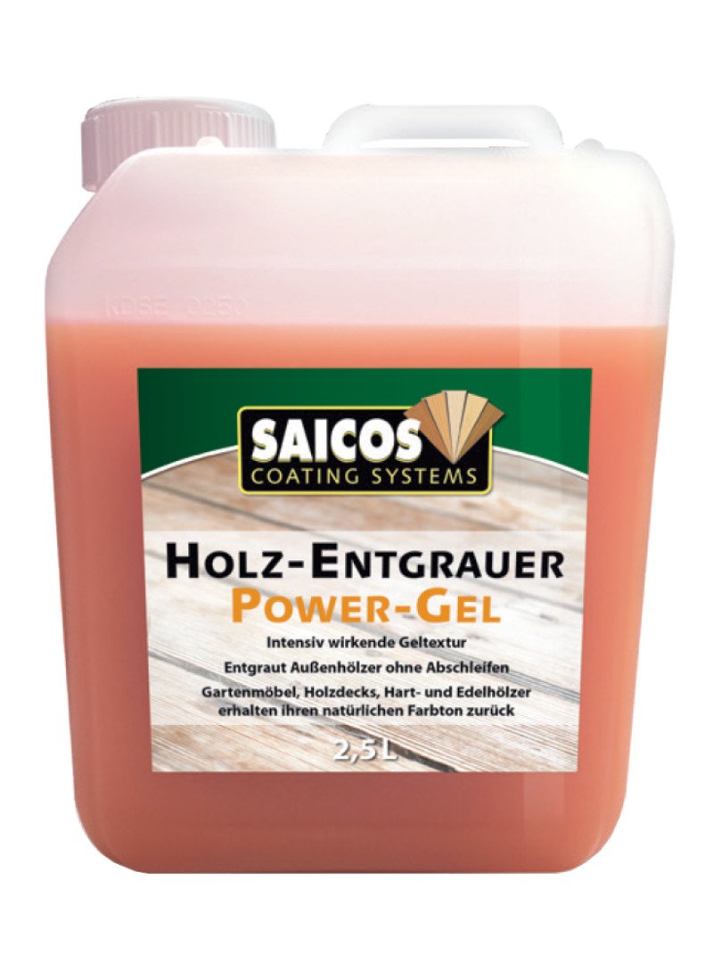 Saicos Holz-Entgrauer Power-Gel 2,5 Liter