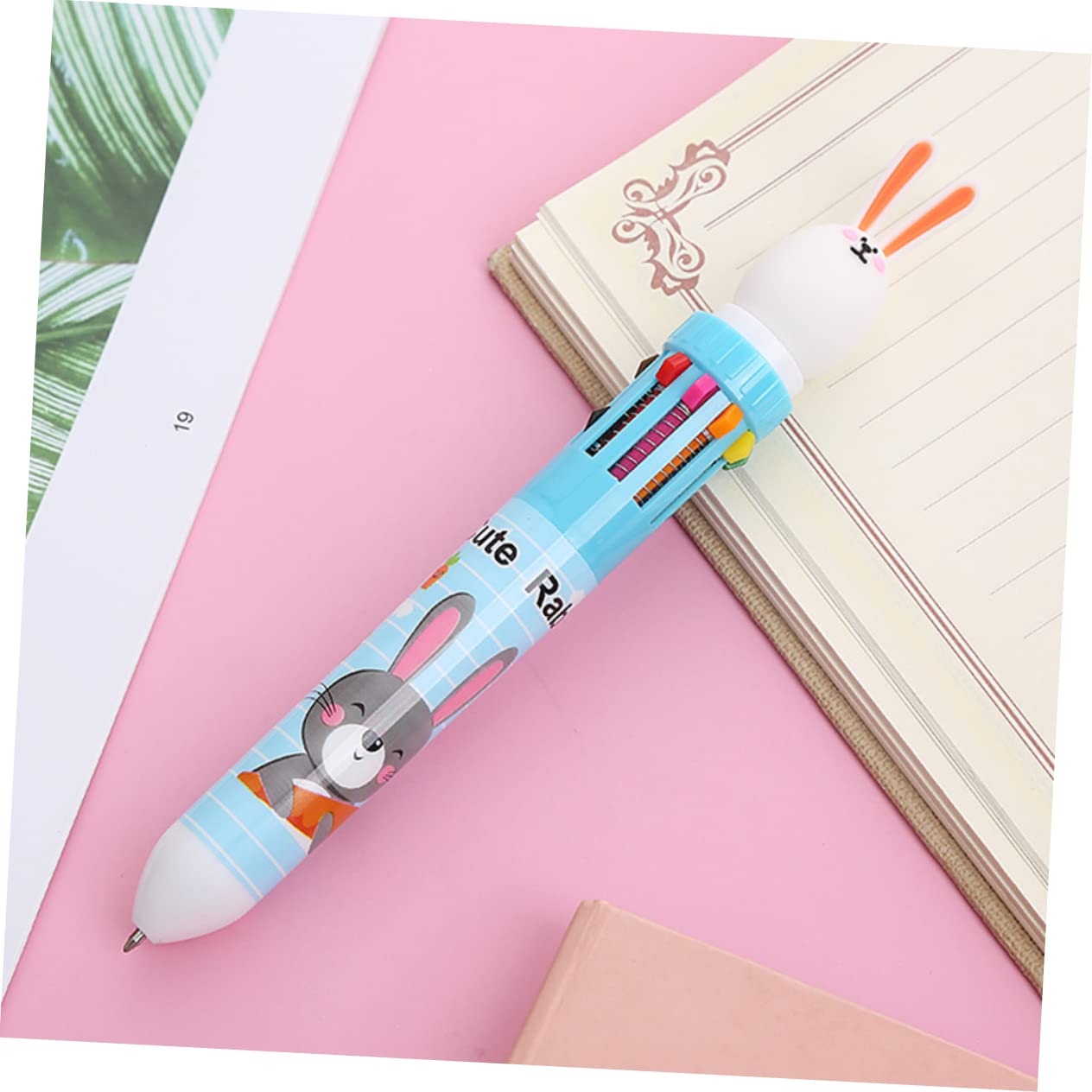 Tofficu 5 Set Penne Colorate Per Penne Resistenti All Usura Per Scrittura E Accessori Scolastici Divertenti Rosa Bianco 6 Pezzi * 5