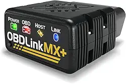 Scanner Bluetooth OBDLink MX+ OBD2 para iPhone, Android e Windows