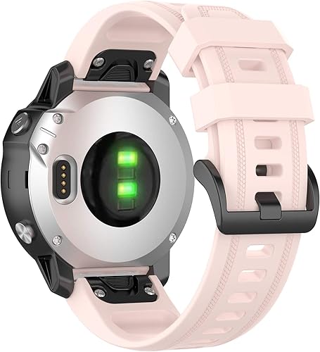 Vista 36 de Correas de reloj Garmin Fenix 6S Pro para mujeres y hombres, Fenix 5S Plus Band de 0.787 pulgadas (0.787 in), correas de repuesto de silicona