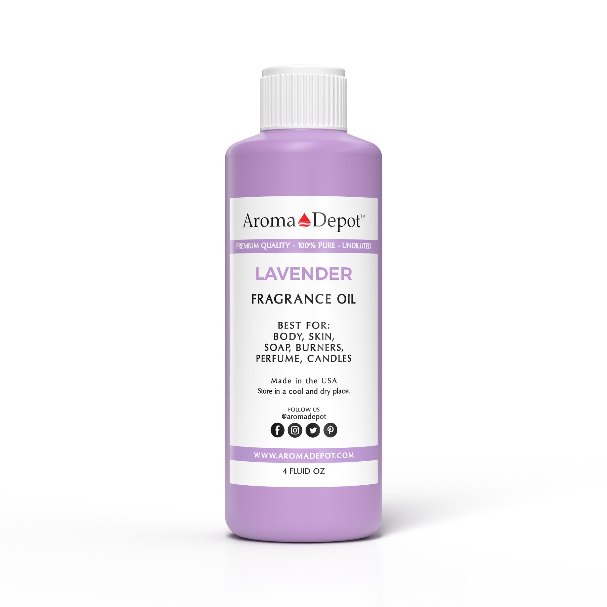 Lavender 4 oz. / 120ml Perfume I Skin Oil I Our Interpretation Premium Quality I Uncut I Fragrance Oil I Skin Safe I Add Aroma to Your DIY Projects I Scented Oil