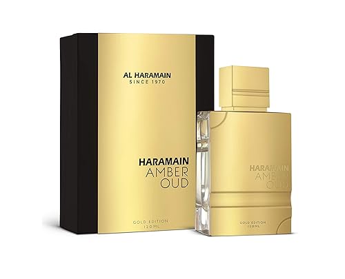 Al Haramain Amber Oud - Espray EDP unisex edición dorada 4 onzas