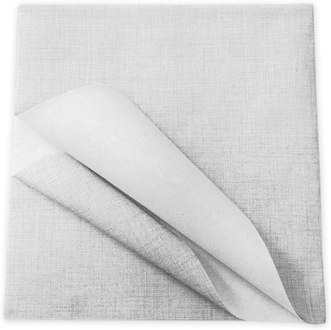 Avilia Juego de 100 Piezas de Mantel | Mantel desechable | Mantel Antimanchas | Mantel para Fiestas | Manteles para restaurantes | Mantel de Mesa | Mantel de TNT 100 x 100 cm, Blanco
