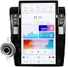 13.6 Inch Qualcomm Android Car Radio for Toyota Tundra 2007-2013 Sequoia 2008-2018 Stereo Tesla Style Dash IPS Touch Screen Android Auto GPS Navi Head Unit Audio Multimedia Player 8+128GB