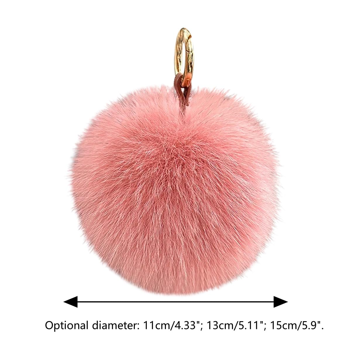 Llaveros Con Pompones Esponjosos, Llavero De Bolas Peludas De Peluche Suave Con Colgante De Pompón Para Llave, Bolso, Mochila, Regalo De Fiesta