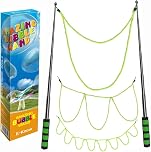E-KNOW Bubble Wand, 3 Style Giant Bubble Wand Stainless Steel Telescopic Design, Outdoor Toys Bubble Toys for Birthday Party, Garden Games Garden Toys