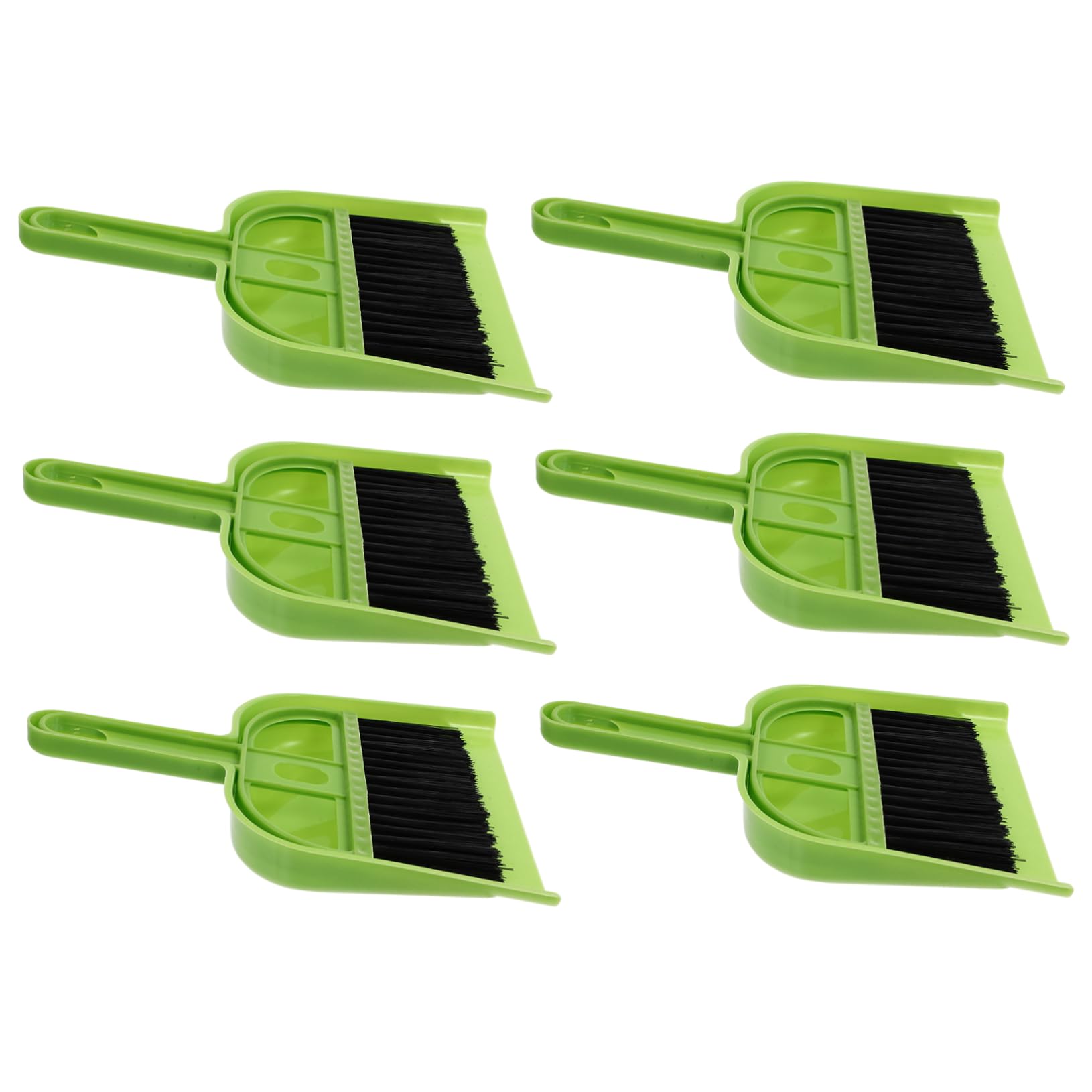 FOMIYES Mini Broom Dustpan Set 6 Pack Cleaning Tools for Desktops and Living Spaces