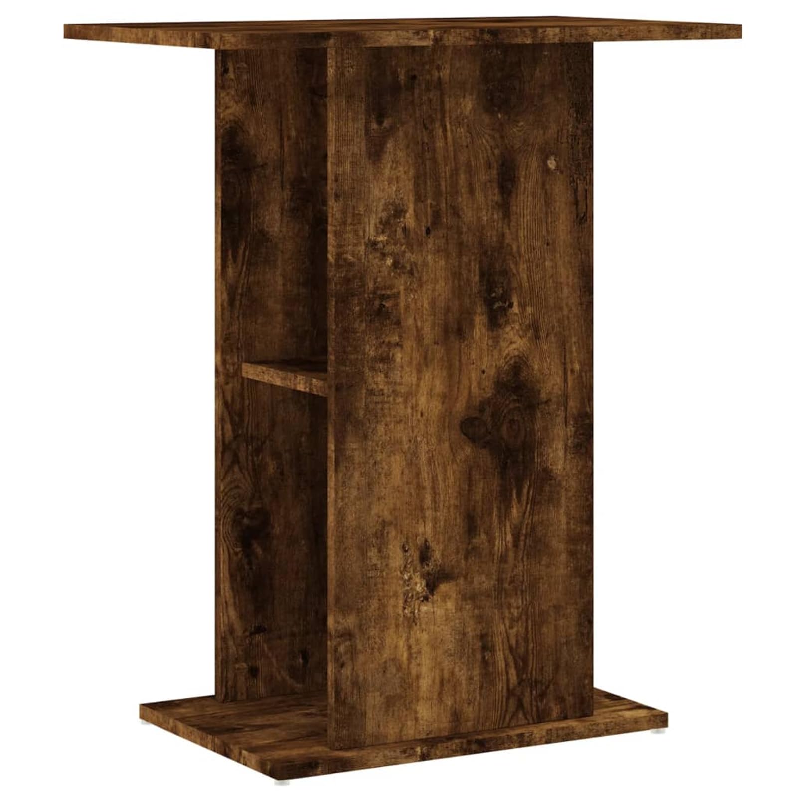 Rantry Aquariumständer Aquarium Unterschrank Aquarien Schrank, Aquarium Tisch mit Stabiler Oberplatte, Aquariumschrank für Sicheren Stand Räuchereiche 60,5x36x72,5 cm Holzwerkstoff