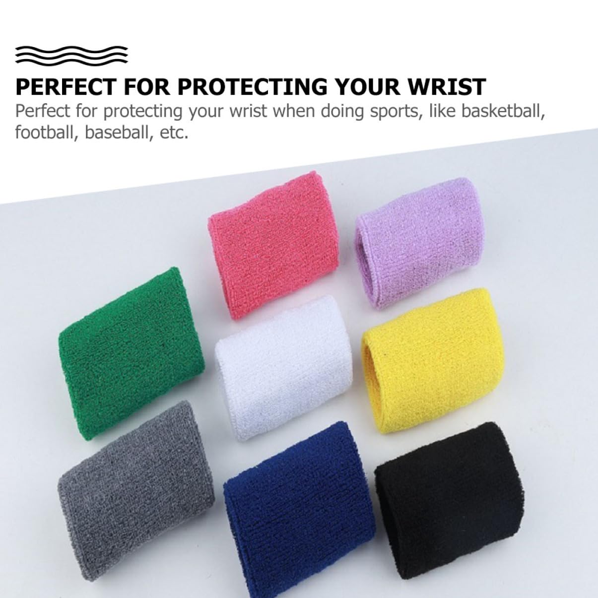 Healvian 20stücke Sport Wristbands Atmungsaktive Und Schweißabsorbierende Handgelenkschützer Ergonomische Unterstützung Für Fitness Basketball Badminton Und Radfahren