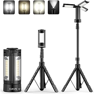 CAVN Rechargeable LED Camping Light with Tripod