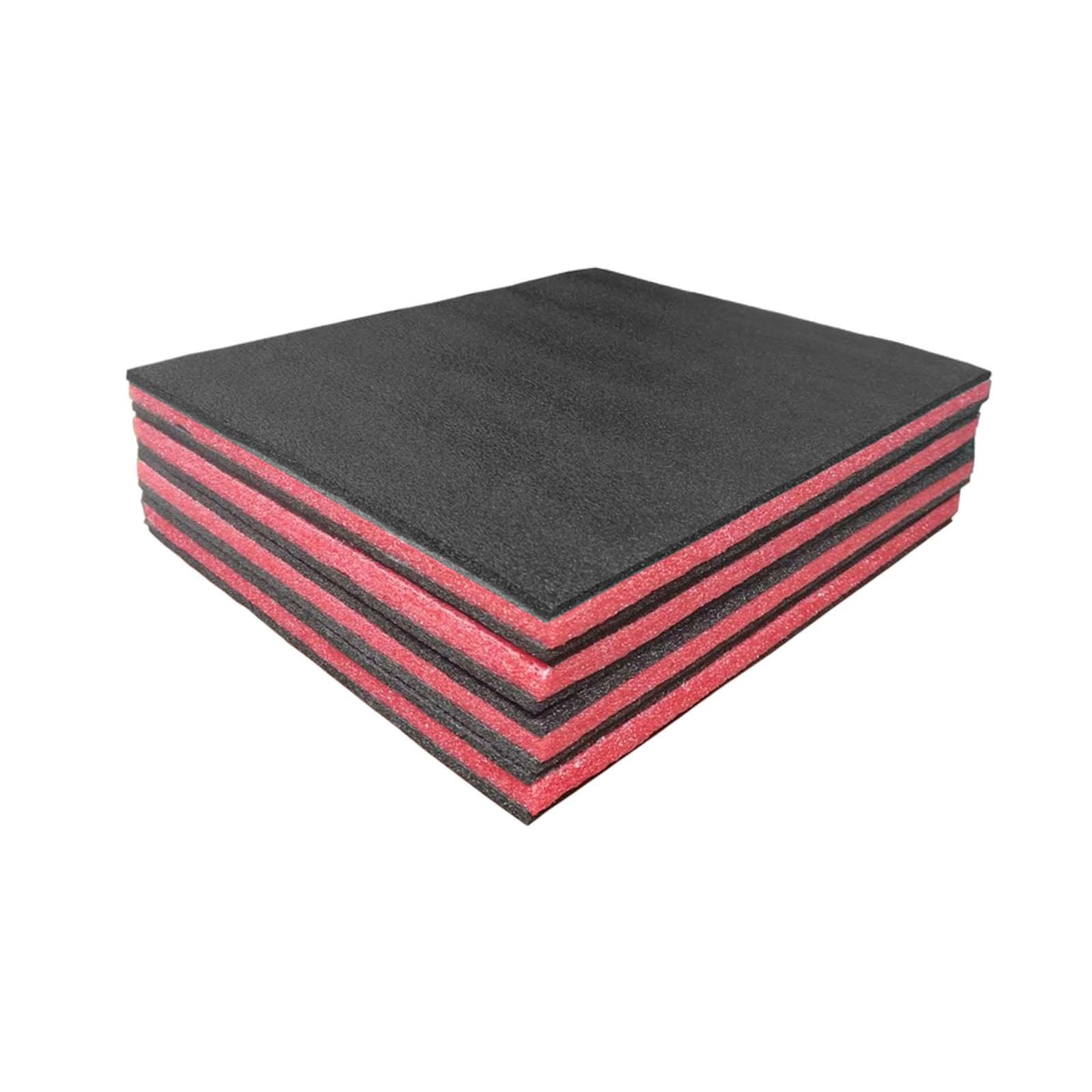 Lot de 4 Inserts en Mousse pour Boîte à Outils, Feuilles de Mousse 50x33.5x2.5 cm (20x13.2x1 inch), Découpe Personnalisée, Protection pour Outils et Objets Fragiles- 56 Cm X 45.5 Cm X