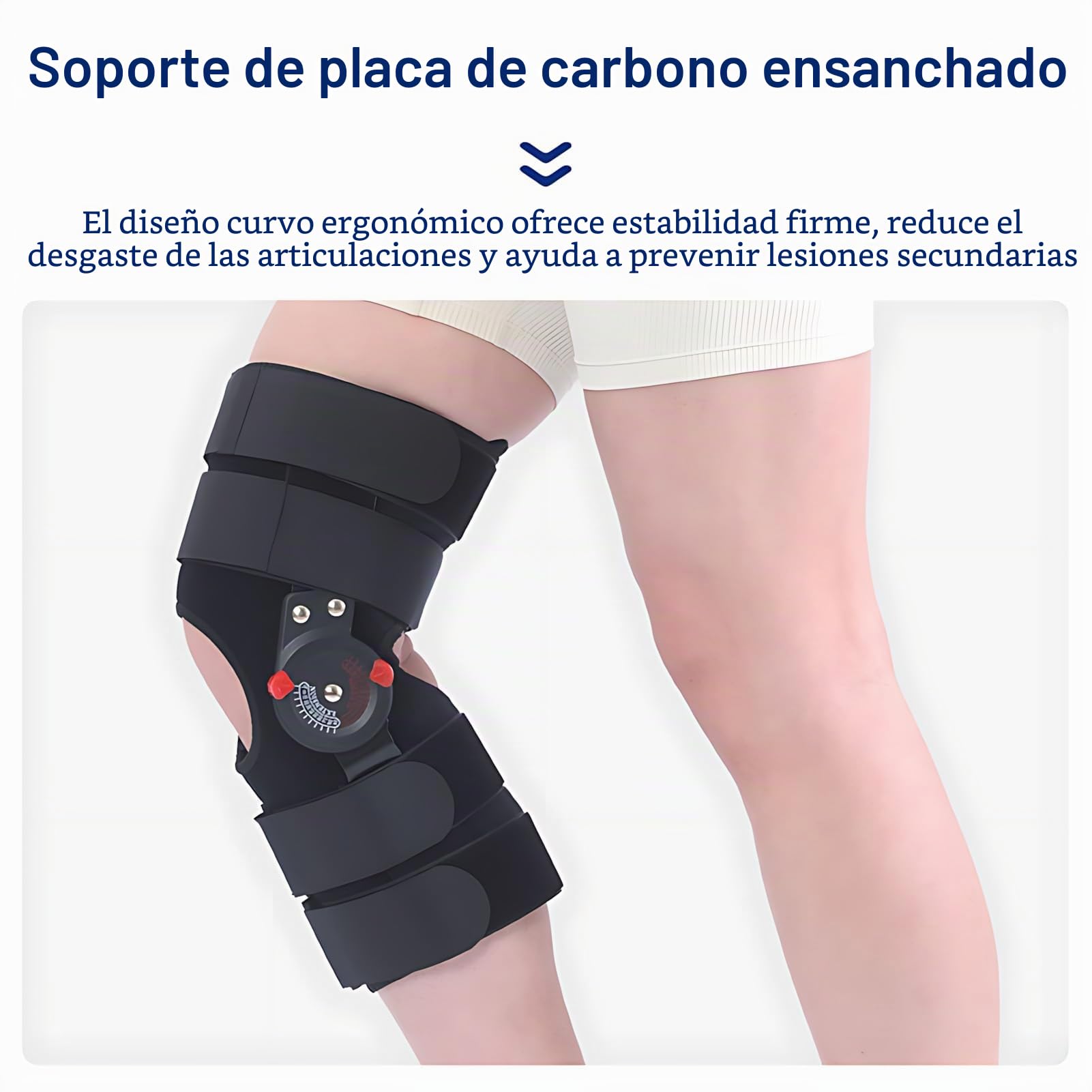 Rodillera Articulada Ajustable – ROM Controlado, Ligera, Soporte Post-Operatorio ACL/Menisco, Unisex Para Pierna Izquierda o Derecha