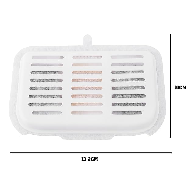 Foto 4 de 7 de Briny River 5 filtros de fuente de agua inalámbricos compatibles con EVERSWEET MAX 3,105.2 ml/3L fuente…