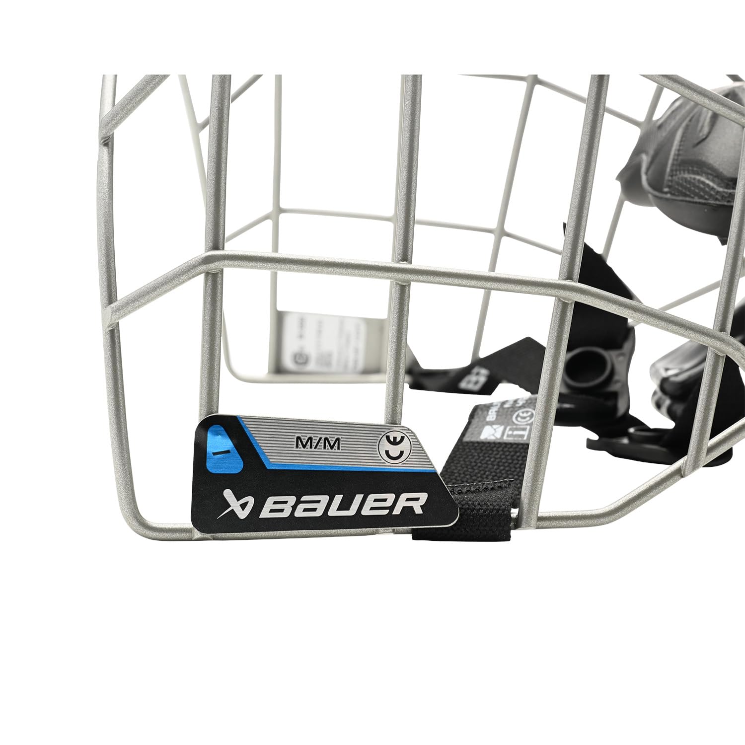 Bauer Facemask Profile I Gitter 2023, Größe:L, Farbe:Silber