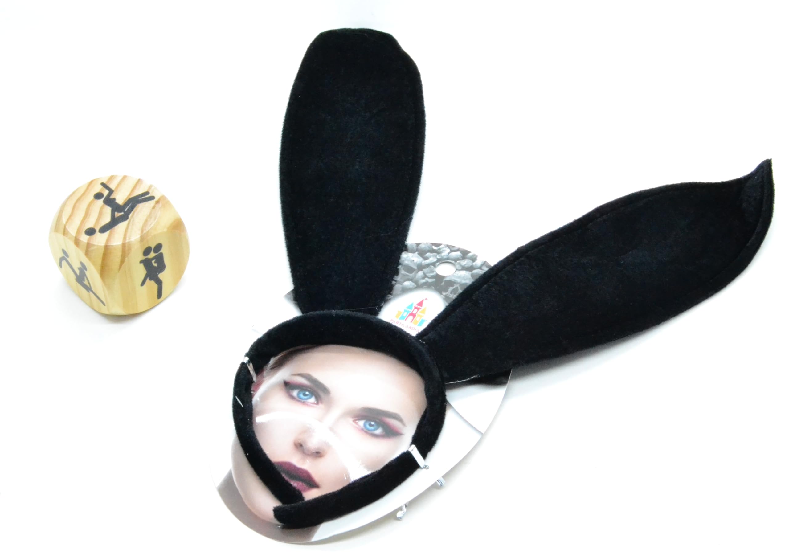 BETTER WITH FRIENDS PLAYGIRL 40cm Rabbit and Bunny Ears and Dice 6cm Anime Halloween Party Plastic Mask for Party Night Women Police Nurse Doctor - Image 4