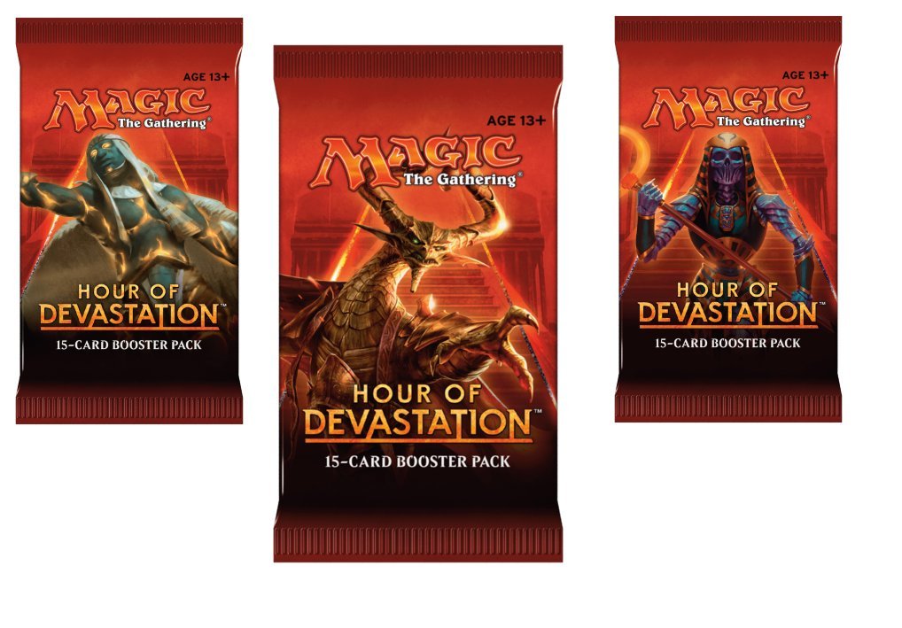 3 Three Packs Magic The Gathering Mtg Hour Of Devastation | Desertcart  Cayman Islands