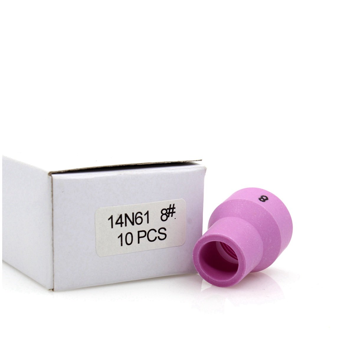 TGトーチ 14N61 Ref.8 Ceramic Gas Nozzle Cup 13mm(1/2'') Alumina
