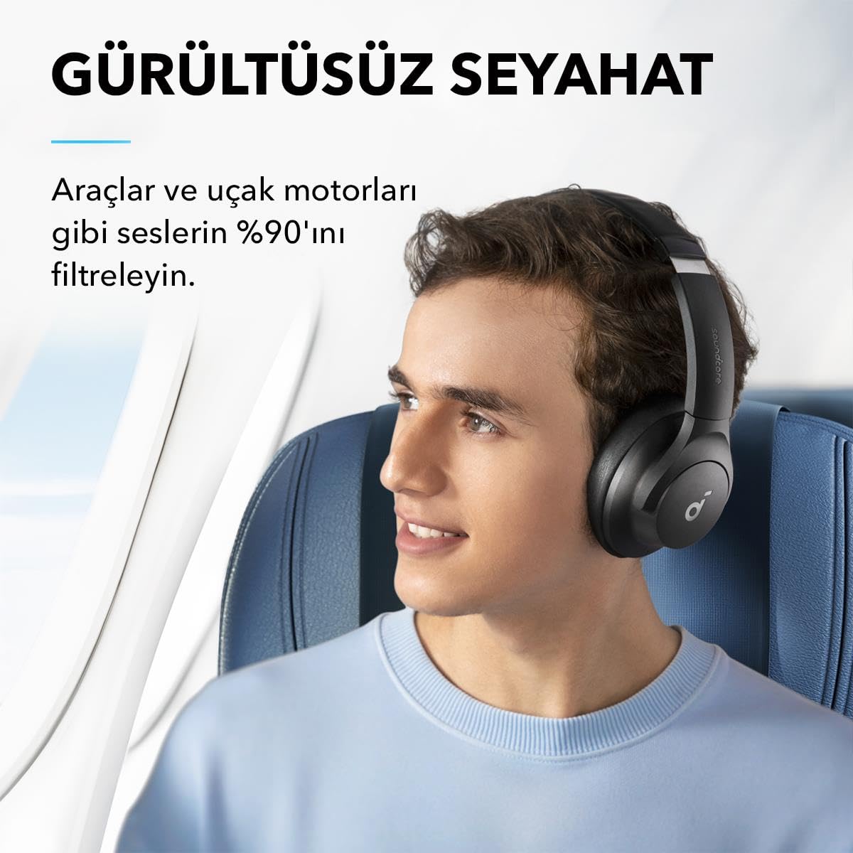 Soundcore AURICULARES Q20I CON CANCELACION DE RUIDO ACTIVA BLUETOOTH - BLANCO