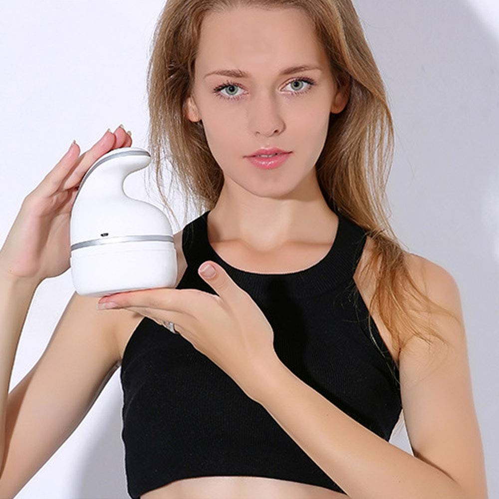 Handheld Electric Cervical Scalp Massager, Deep Tissue Shiatsu Massage, Rechargeable Portable, Plastic Material, Scalp Massager Electric?A,B? (Color : A)