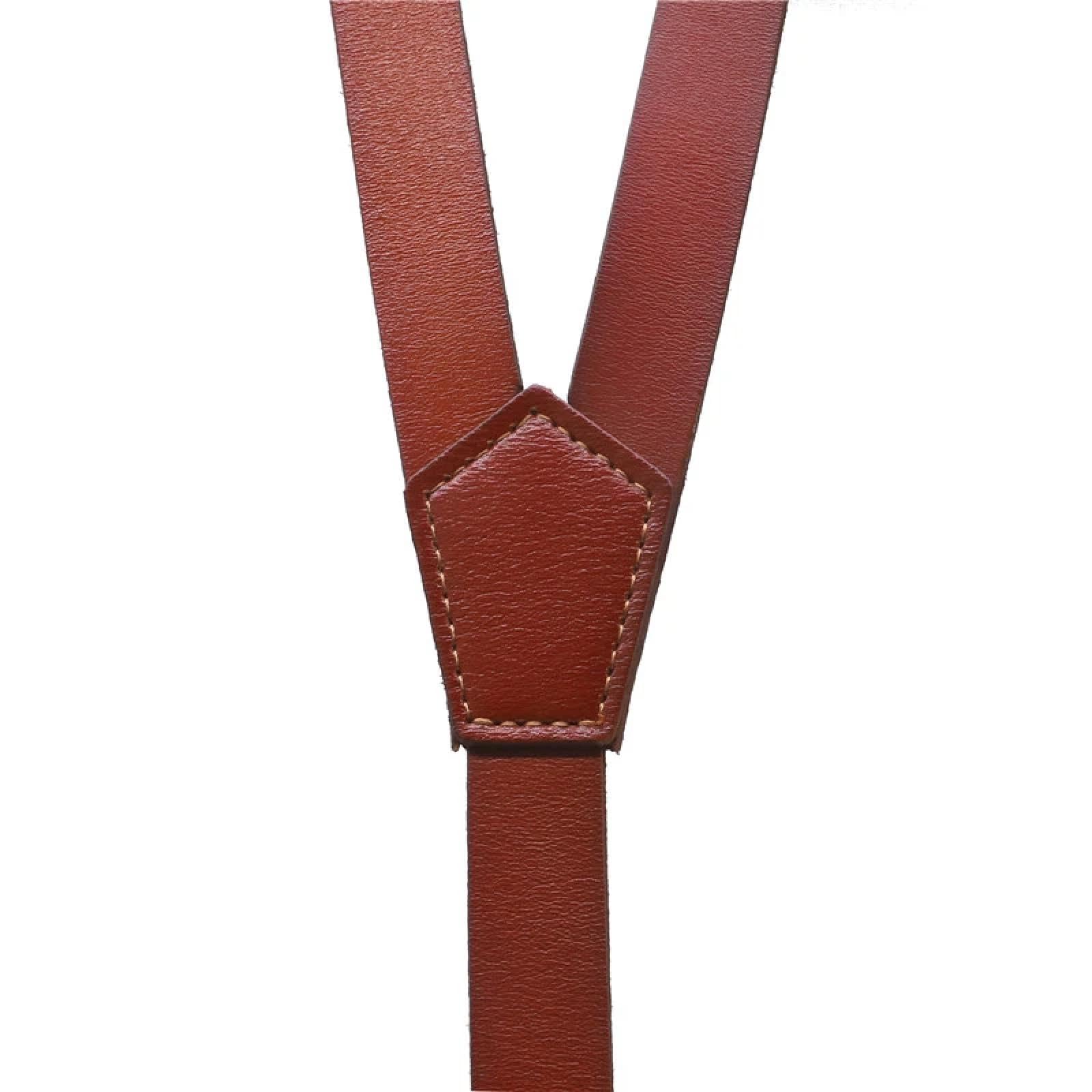 Hosenträger Suspender 3 Clips Herren Hosenträger Vintage Verstellbare Leder Hosenträger Bronze Riemen Hosenträger Hosenträger