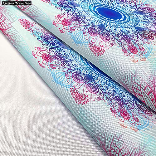 Image of ArtzFolio Ethnic Blue Ornament | Reusable Sack Bag | Bag for Gym, Storage, Vegetable & Travel