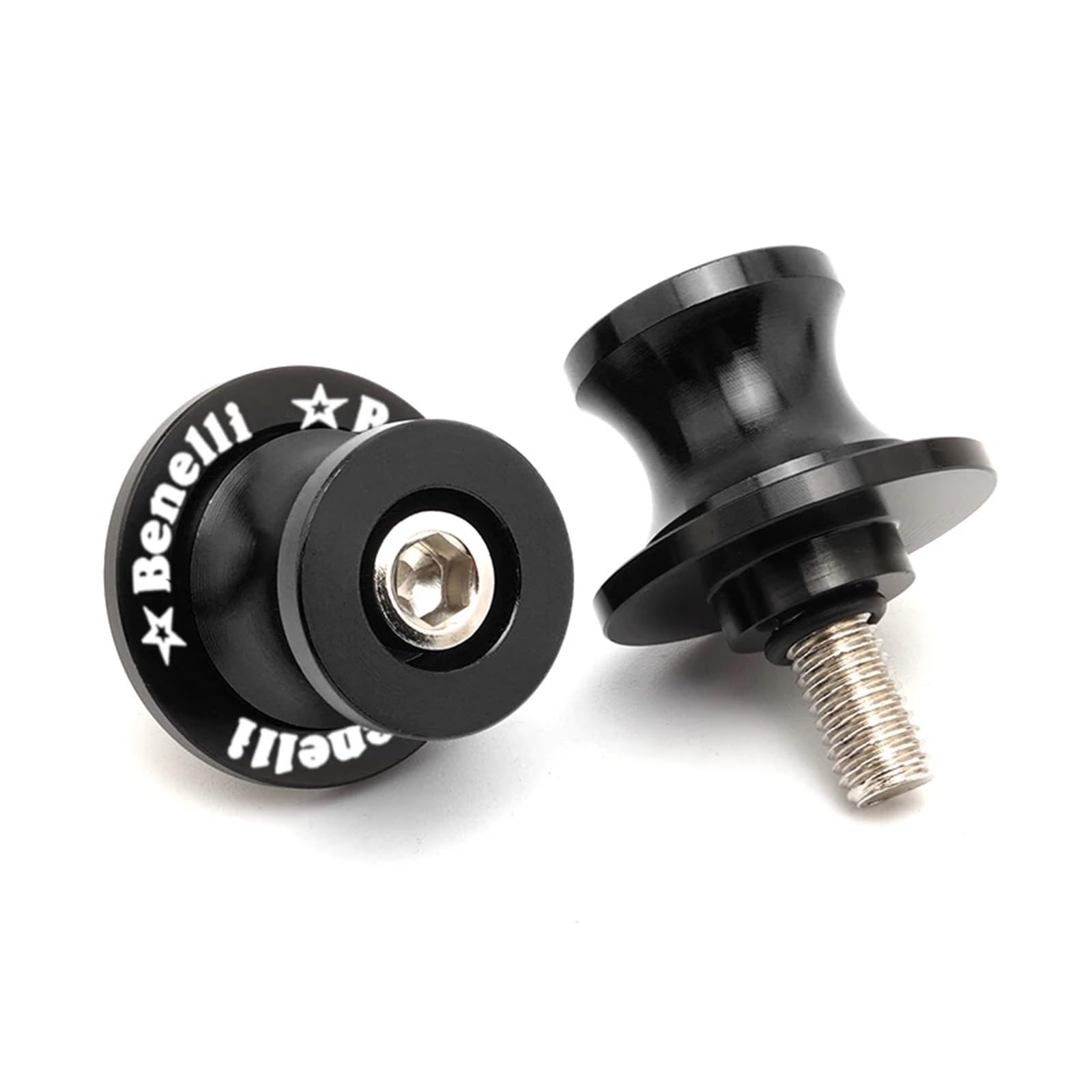 Yutujbkm Black Motorcycle Swing Arm Spools For Tnt600 Bn600 135 Tnt125 Tnt135 2016-2017 Cnc Motorcycle Swingarm Sliders Spools Paddock Bobbins Stand(Black)
