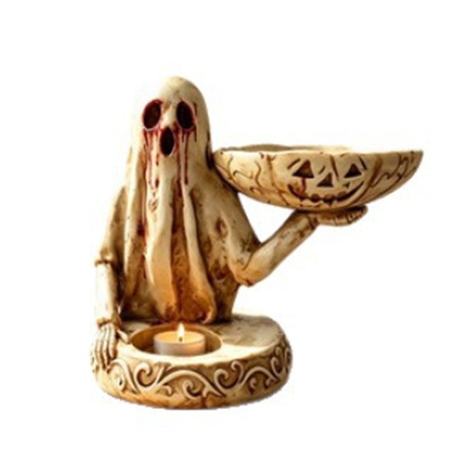 Halloween Ghost Decoration Ornaments Home Key Storage Tray Entrance Hall