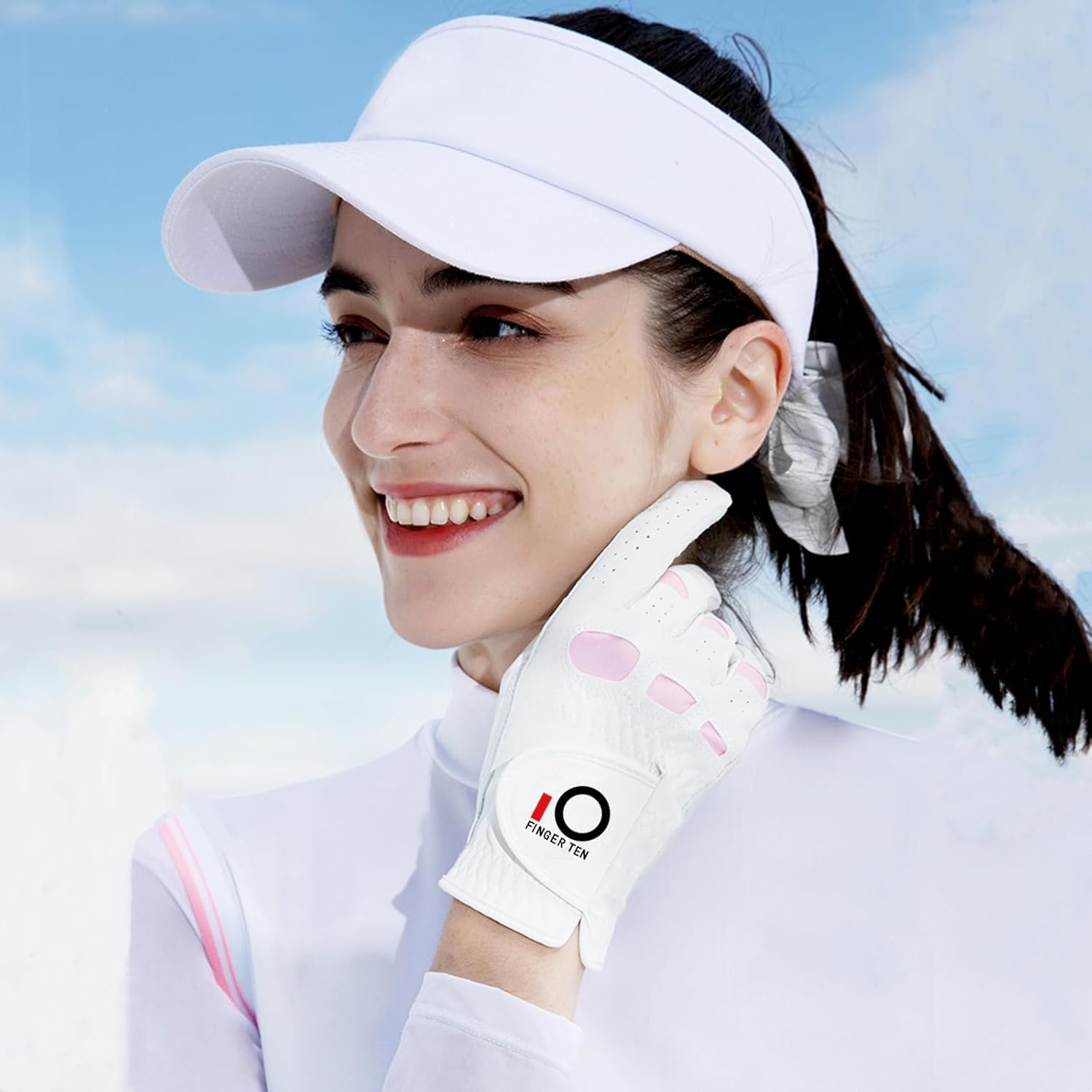 XJBTBA Golfhandschuhe für Damen, extra 50% Griffe, für die Linke und rechte Hand, 6er-Pack, für verbesserte Kontrolle und Allwetter in den Größen SML XL