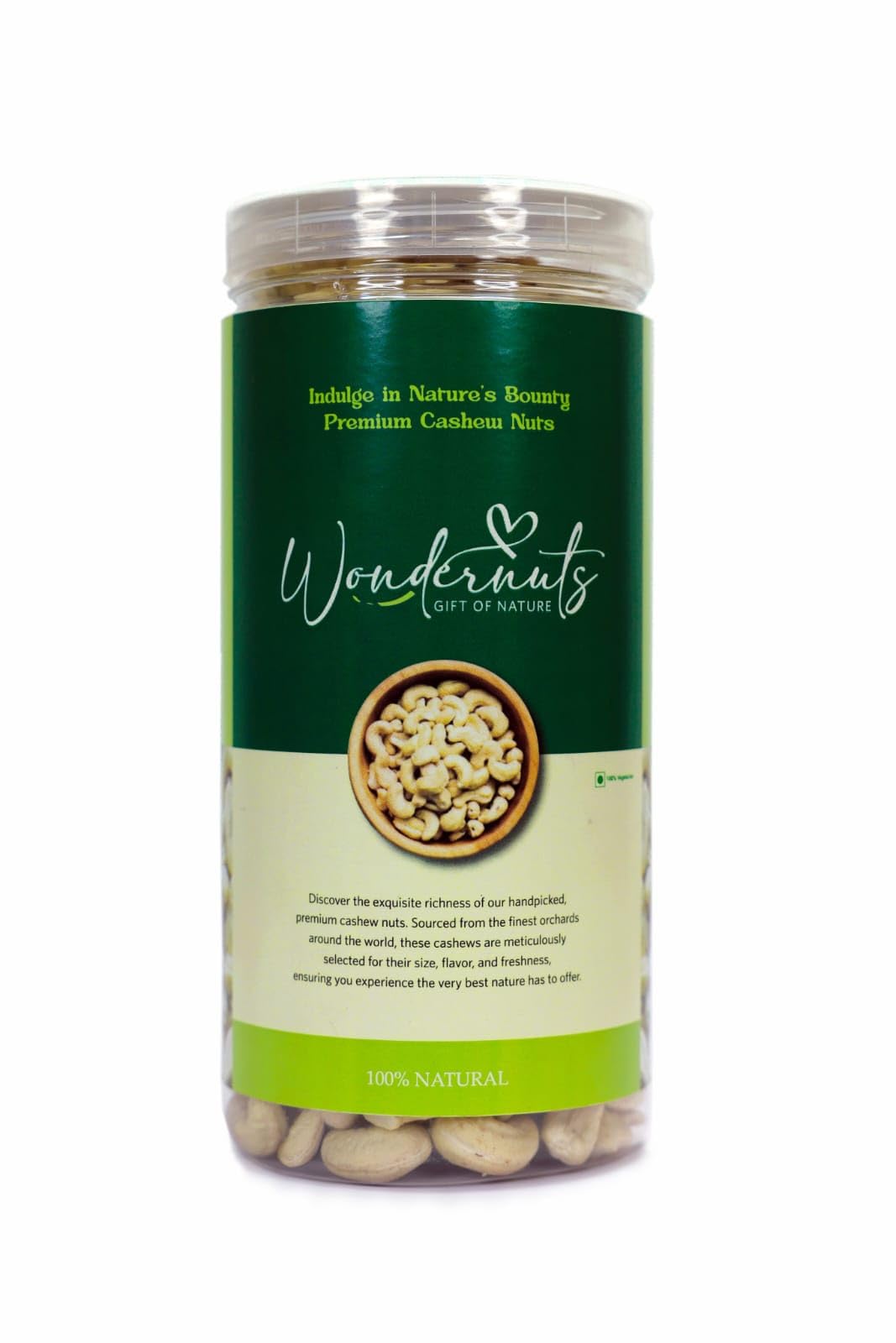 Wondernuts Whole Cashew W-240 Grade 500gm Pack of 1 | Whole Crunchy Cashews | Premium Kaju Nuts | Authentic kollam cashewINutritious & Delicious | Gluten Free & Plant Based Protein (B0CNW71MY3) Amazon Price History, Amazon Price Tracker